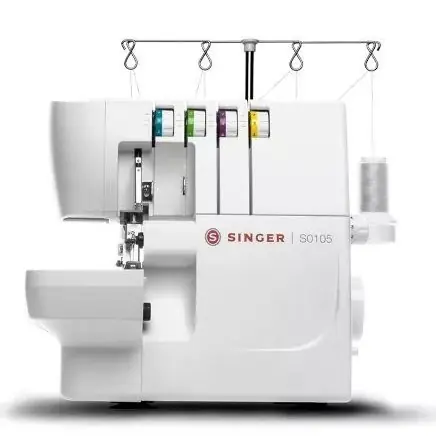Singer Overlock S0105 weiß / Nähmaschine / 6 Stiche