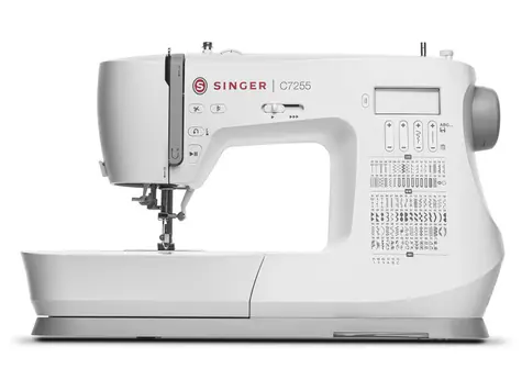 Singer C7255 weiß / Nähmaschine / 417 Stiche