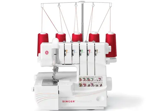 Singer Overlock 14T968 weiß / Nähmaschine / 12 Stiche