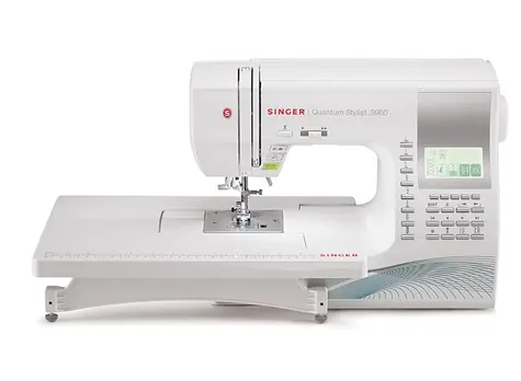 Singer Quantum Stylist 9960 weiß / Nähmaschine / 600 Stiche