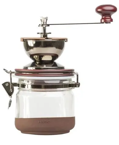 Hario Canister CMHN-4 braun / Kaffeemühle / 120 g Behälter / Handbuch
