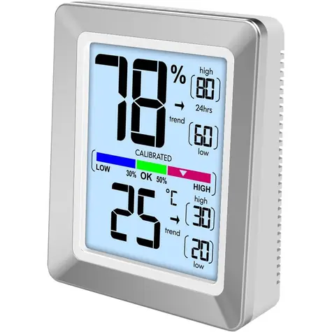 TechnoLine WS 9460 grau / Temperatur / Luftfeuchtigkeit / 2x AAA