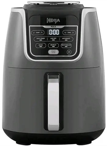 Ninja AF160EU grau / Heißluftfritteuse / 1750 W / 5,2 l / 6 Programme