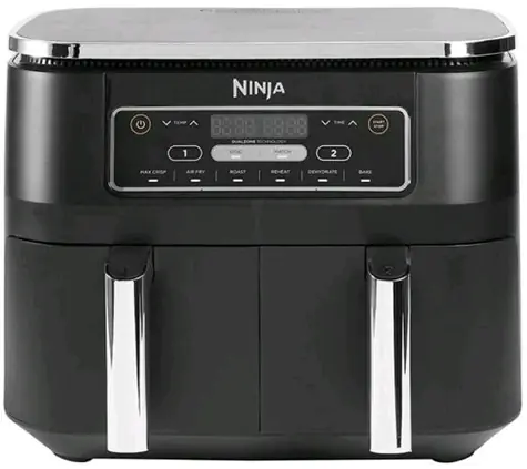 Ninja AF300EU schwarz / Heißluftfritteuse / 1690W / 7,6 l / 6 Programme / 160 - 240 °C