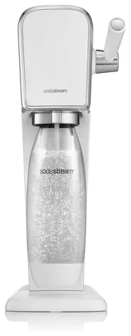 SodaStream Art weiß / Wassersprudler / BPA-frei / 1x Flasche 1 L / 1x CO2-Gas