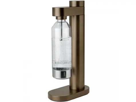 Stelton Brus Carbonator braun / Wassersprudler / ohne Flasche / ohne CO2 / 7-9 Pa 