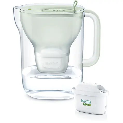 Brita Style grün / Wasserkocher mit Wasserfilter / 2,4 l / Filter: Maxtra Pro