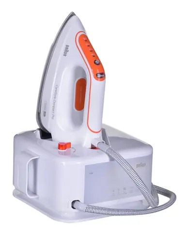 Braun CareStyle Compact Pro IS2561WH orange / Dampfgenerator / 2400W / 6 Bar / Kontinuierliche Dampfleistung: 120 g-min