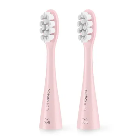 Niceboy ION Sonic Ersatzkopf Soft Pink (2 Stück) 