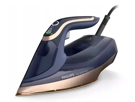 Philips Azur 8000 Serie DST8050/20 blau / Dampfbügeleisen / 3000 W / SteamGlide Elite
