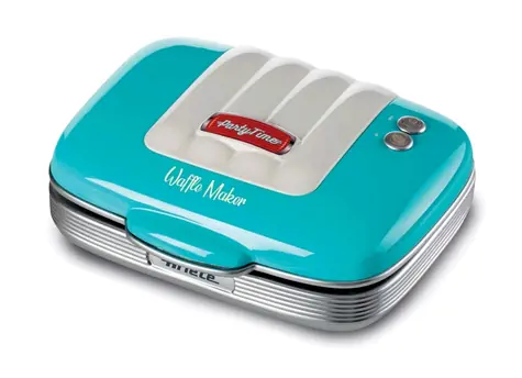 Ariete 1973 blau / Waffeleisen / 700 W / Antihaftbeschichtete Oberflächen 
