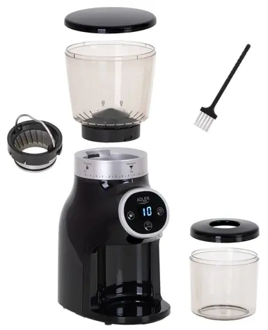 Adler AD 4450 schwarz / Elektrische Kaffeemühle / 300W / 300 g / bis zu 15 Tassen / Kabel 80cm