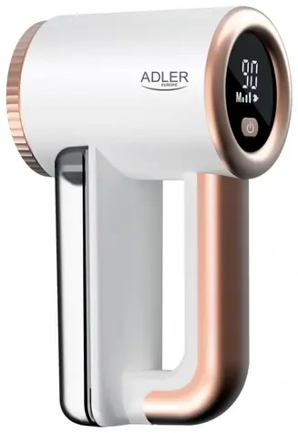 Adler AD 9617 weiß / Fusselentferner / 8500 U/min / Lithium-Akku 3,7 V / 2000 mAh