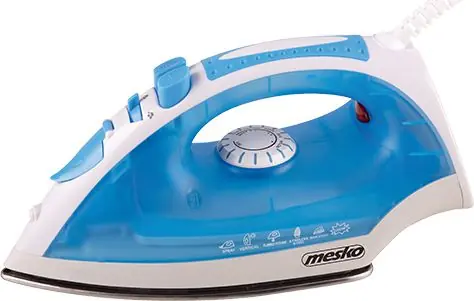 Mesko MS 5023 weiß-blau / Dampfbügeleisen / 2200 W / 230 ml / 35 g-min