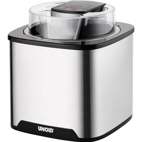 Unold 48855 Gelato silber / Eismaschine / 12 W / 1,5 L / Zubereitungszeit 20 - 30 Minuten