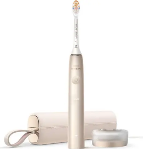 Philips Sonicare DiamondClean Prestige 9900 HX9992/11 beige / Schallzahnbürste / 62.000 Schwingungen / 5 Modi 