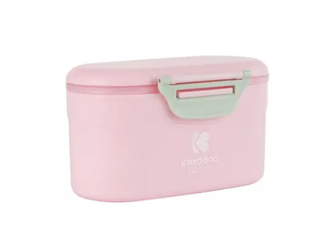 KikkaBoo Behälter für Milchpulver mit Messbecher 130 g Pink