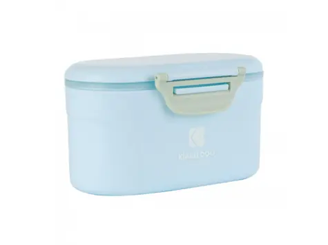 KikkaBoo Behälter für Milchpulver mit Messbecher 130 g Blau