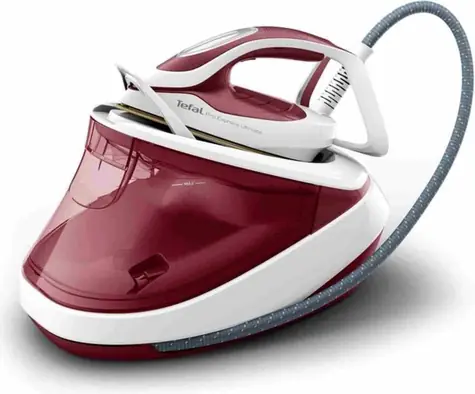 TEFAL Pro Express Ultimate II GV9711E0 rot / Bügeleisen mit Dampfgenerator / 3000W / 1,2l / 7,5 bar