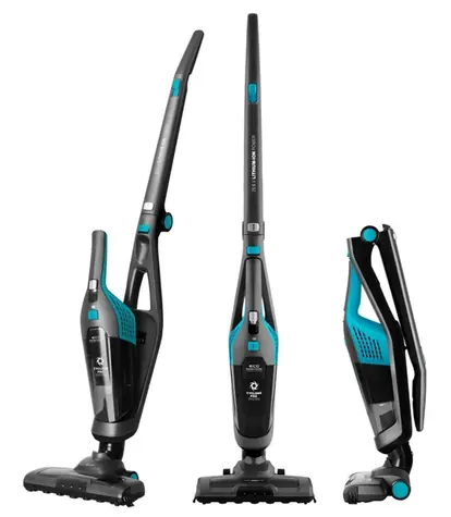 ECG VT 7220 2in1 Simply Clean / Stick + Handstaubsauger / 120 W / 0,6 L / Beutellos / 2200 mAh / Betrieb bis zu 45 Min 