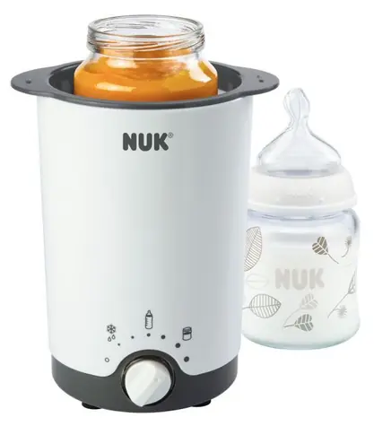 NUK Elektrischer Flaschenwärmer Thermo Express 3 in 1 weiß / 100 W 