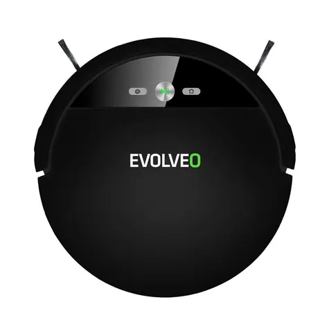 Evolveo RoboTrex H6 schwarz / Roboterstaubsauger / 2600 mAh / 62 dB / HEPA / Wasserwischen / Station / Controller