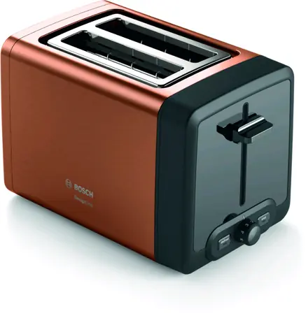 BOSCH TAT4P429 orange / Toaster / 970 W / 2 Schlitze / Warmhaltegitter 