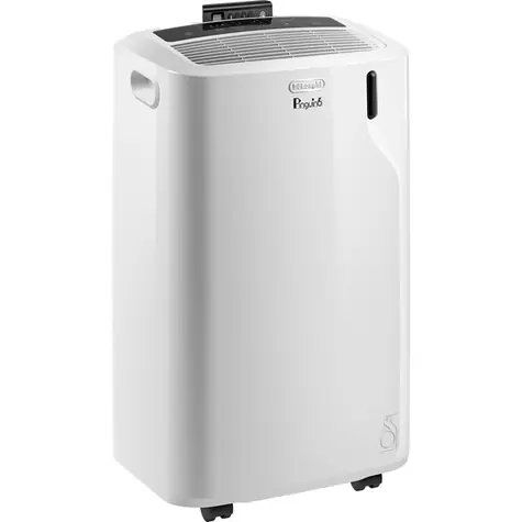 DeLonghi PAC EM82 weiß / Mobile Klimaanlage 9400 BTU / bis zu 80m3 / Kühlung & Entfeuchtung / Fernbedienung