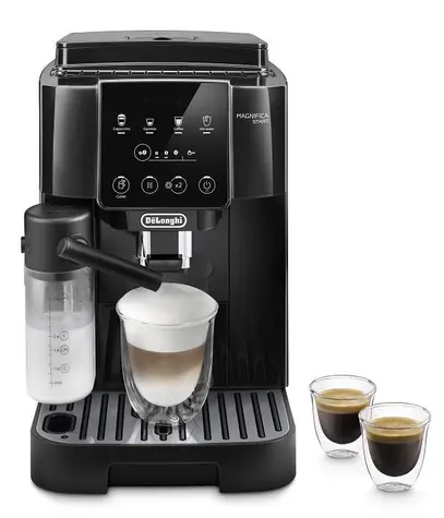 DeLonghi Magnifica Start ECAM 220.60.B schwarz / Kaffeevollautomat / 1450 W / 15 bar / 1,8 l / Behälter 250 g 