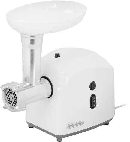 Mesko MS 4805 weiß / Fleischwolf / 1500 W / 3 Aufsätze