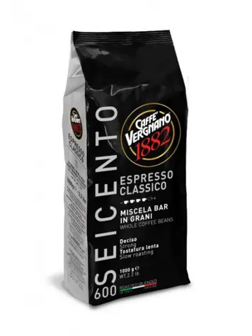 Vergnano Espresso Classico 600 1 kg / Kaffeebohnen / 60 % Arabica & 40 % Robusta