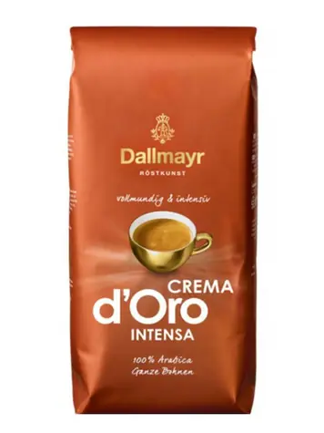 Dallmayr Crema d' Oro Intensa 1 kg / Kaffeebohnen / 100 % Arabica / Endverkauf