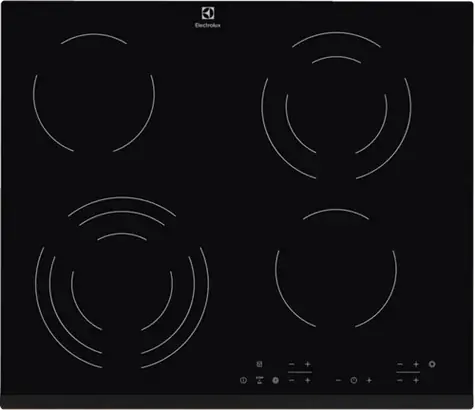 Electrolux EHF6343FOK schwarz / Induktionskochfeld / 4 Kochzonen 