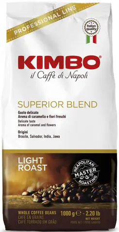 Kimbo Superior Blend 1 kg / Kaffeebohnen / 70 % Arabica & 30 % Robusta