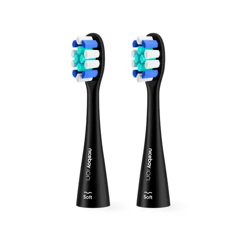 Niceboy ION Sonic Lite Ersatzkopf Soft black (2 Stück)
