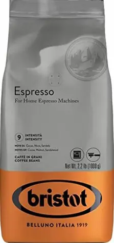 Bristot Espresso 1 kg / Kaffeebohnen / 40 % Arabica & 60 % Robusta