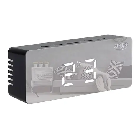 Adler AD 1189B schwarz / Wecker / im Angebot