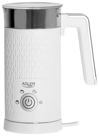 Adler AD 4494 weiß / Milchaufschäumer / 500 W / 300 ml