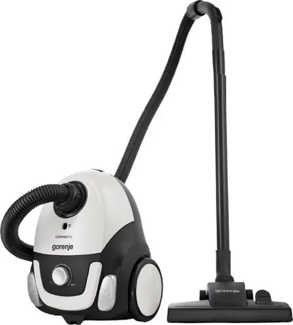 Gorenje VCEA11CXWII weißer Staubsauger mit Beutel / 750 W / 78 dB / 15 m Radius