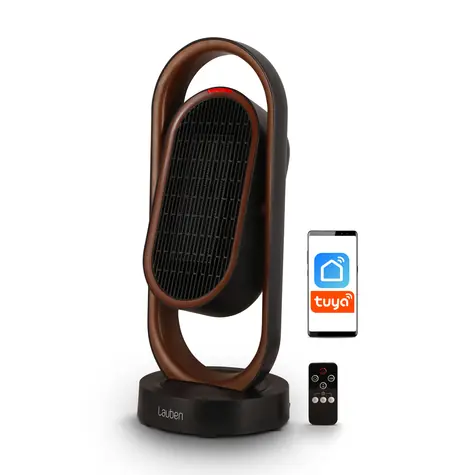 Lauben SMART Fan&Heater 2in1 1800BB / Keramikheizung / Heißluft / 1800 W / Für Räume bis 20 m2 / Kabel 1,5 m