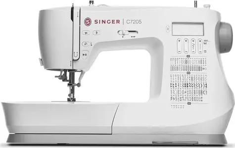 Singer C7205 weiß / Nähmaschine / 200 Stiche
