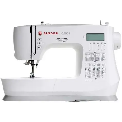 Singer C5955 weiß / Nähmaschine / 417 Stiche