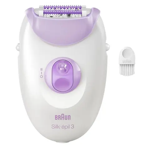 Braun SE3-000 Silk épil 3 lila / Epilierer / 20 Pinzetten