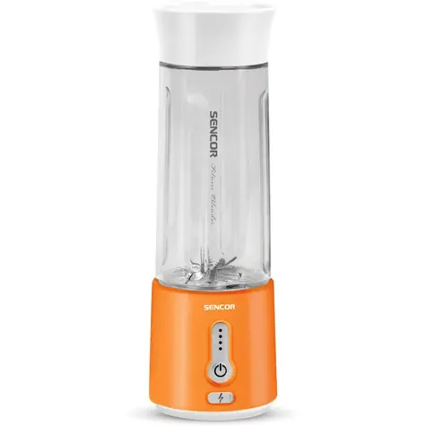 Sencor SBL 133OR orange / Tragbarer Smoothie-Mixer / 150 W / Integrierter Akku / 500 ml