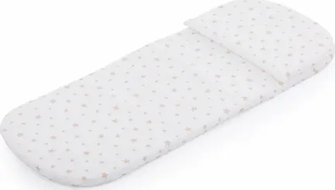 CHIPOLINO Kinderwagenmatratze Beige Sterne