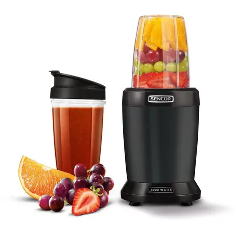 Sencor SNB 4303BK schwarz / Nutri-Mixer / 1000 W / 800 & 1000 ml