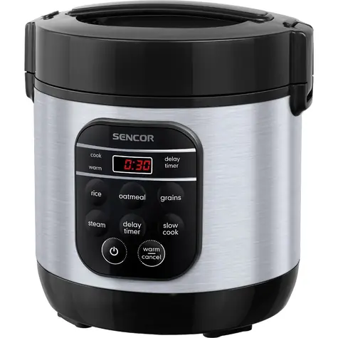 Sencor SRM 0650SS silber / Reiskocher / 350W / 0,6L 