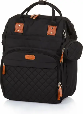 CHIPOLINO Wickeltasche/Rucksack Obsidian