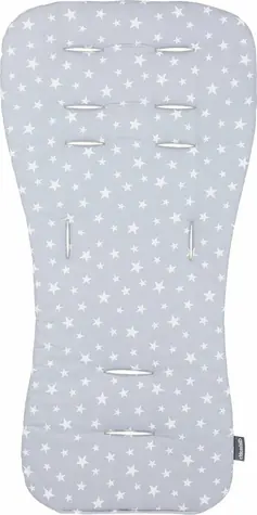 CHIPOLINO Weiche Matte für den Kinderwagen Graue Sterne