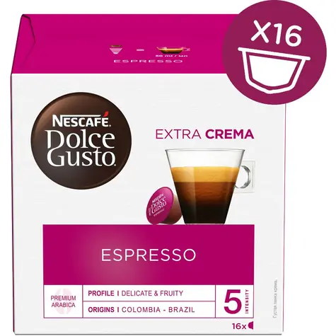 NESCAFÉ Dolce Gusto Espresso 16 Stück / Kapselkaffee 